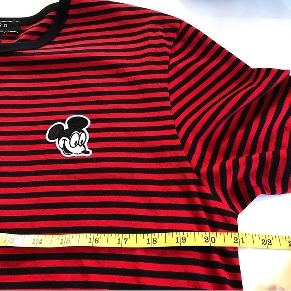 Disney x Forever 21 Mens Crewneck Striped Short Sleeves T-Shirt Size Medium - Picture 6 of 9